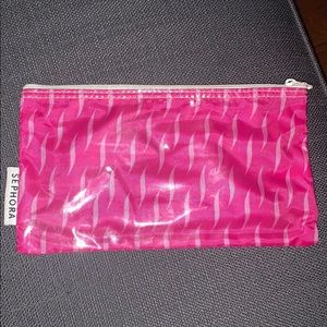 Sephora plastic cosmetic bag